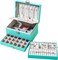 5-Layer Earring Jewelry Box with Lock – Stud, Necklace, Ring Organizer for Women and Girls